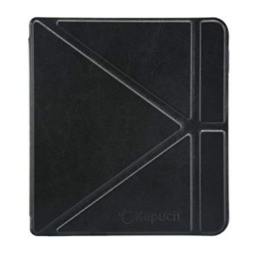 Imagem de Kepuch Couro-PU Capas Bolsas Estojos para Kobo Libra H2O - Preto