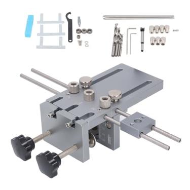 Imagem de Kit de Gabarito para Cavilha para Carpintaria, Ferramenta Localizadora de Guia de Broca Autocentrante, Furos Retos de 6/8/10 Mm, para Montagem de Móveis Domésticos, Projetos DIY