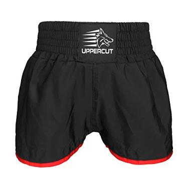 Imagem de UPPERCUT Calção Muay Thai Kickboxing Adulto Ref-30 Unissex Preto - XGG