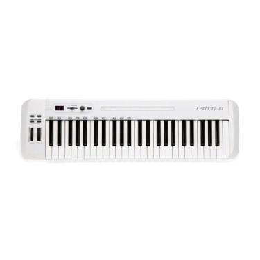 Imagem de Controlador Midi USB 49 Teclas Branco Samson Carbon 49 F035