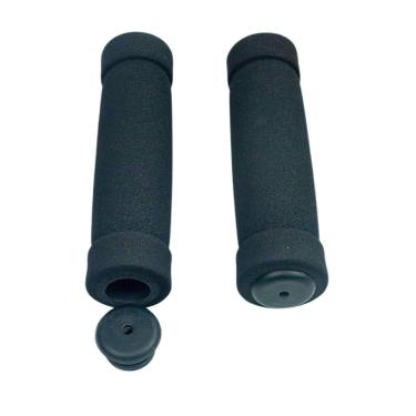 Imagem de Manopla De Espuma Punho Bike Bicicleta Jump Com Plug Preto