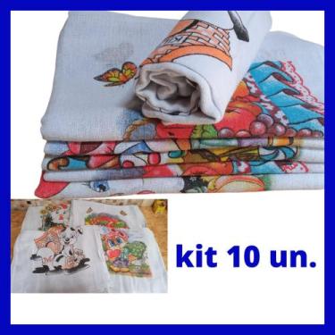 Imagem de Pano de Prato Grande Nova Europa  100% Algodão 40x65 - NV