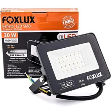 Imagem de Refletor LED 30W Bivolt, Luz Branca (6.500K) Foxlux
