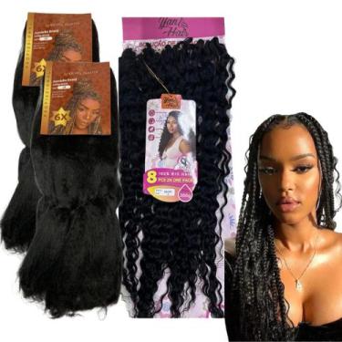 Imagem de Kit Gypsy Braids 2 Jumbo 800 Gramas + Cabelo Orgânico Anéis - bbless, 