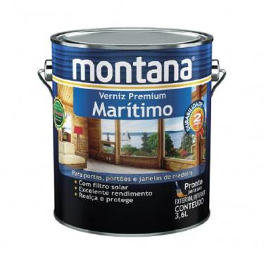 Imagem de Verniz Natural Para Madeira Marítimo Premium Galão 3,6 Lt  - Montana, 