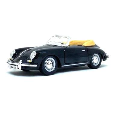 Imagem de Miniatura Porsche 356B Cabriolet 1961 Preto Bburago 1/24