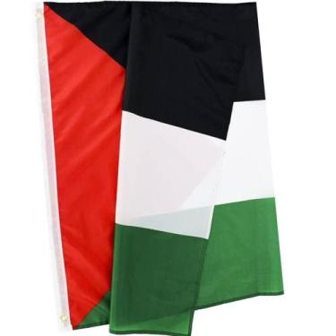 Imagem de Bandeira Da Palestina 1,5m X 0,90 Oficial - WCAN