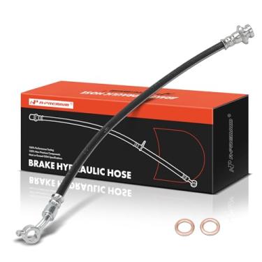 Imagem de A-Premium Mangueira hidráulica de freio lateral do motorista traseiro compatível com modelos selecionados Nissan - Sentra 2020 2021 2022 - Substituição # 462116LB1B