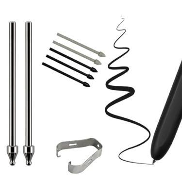 Imagem de [2+5] Pacote com 2 pontas de substituição de liga de titânio + 5 unidades de pontas de plástico S Pen para Galaxy S7, Galaxy S8, S8 Ultra, Galaxy S9, S9 Plus, S9 Ultra