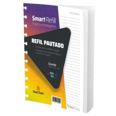 Imagem de Refil Pautado Para Caderno Inteligente 100 Folhas - Sem marca