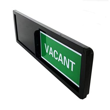 Imagem de Placa de ocupado/vazio com montagem exclusiva para banheiros em escritórios, varejo, comercial (placa de não perturbe, placa de banheiro, placa de escritório, placa de conferência, placa de vaga, sinal de ocupação)