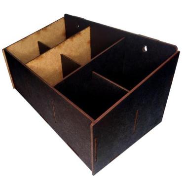 Imagem de Organizador De Película Para Celulares Preto Fosco MDF - Volp Laser