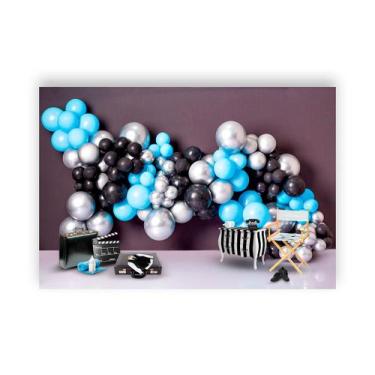 Imagem de Fundo Fotográfico 2,20 x 1,50 - Cenário Arco de Balões 002 - Via Cores