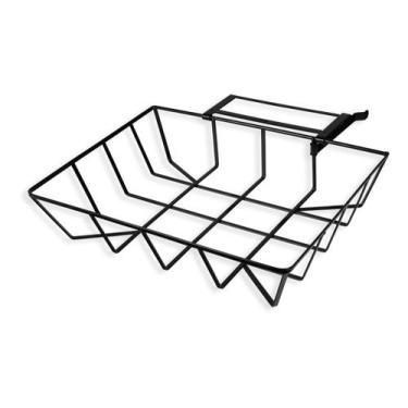 Imagem de Lixeira Retrátil 55x40cm Para Grades E Paredes Preta Forsul