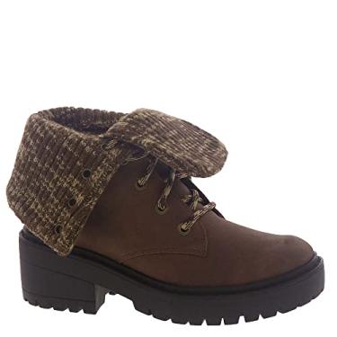 Imagem de Skechers Bota feminina da moda suéter, Marrom/castanho acinzentado, 7.5