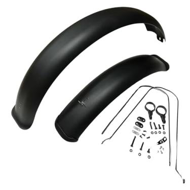 Imagem de ZSYALY Fat Tire Para-lamas de Bicicleta Fat Tire Mountain Bike Dianteiro Traseiro Kit de Proteção de Lama para Pneus de 66 x 12 cm