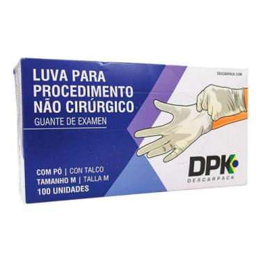 Imagem de Luva Descarpack Látex M Com 100 Unidades Com Talco C.A.36.964