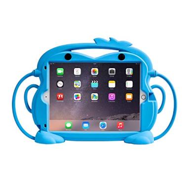 Imagem de Capa infantil CHIN FAI para iPad 7ª geração 10.2 2019 - Compatível com iPad Air 3/iPad Pro 10.5, capa de silicone à prova de choque com suporte de Apple Pencil para carro, Fits iPad 7th Gen 10.2/Air 3/Pro 10.5 - Blue, 40*24.5*5.6cm