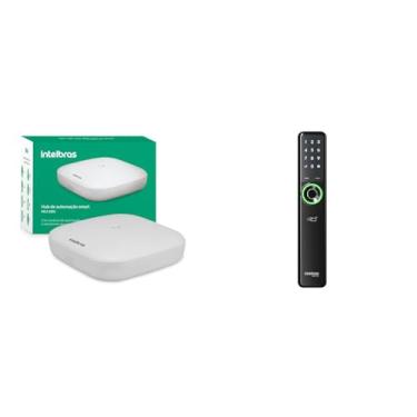 Imagem de Kit Intelbras Central MCA 1001 + Fechadura MFR 7001 Preta