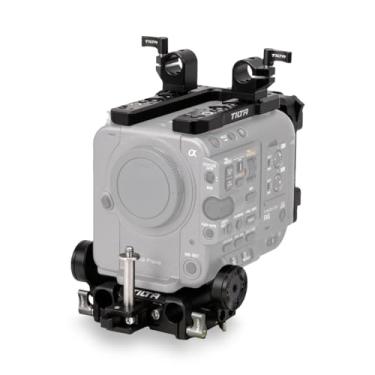 Imagem de Gaiola de câmera Tilta compatível com Sony FX6 - kit avançado - suporte dourado