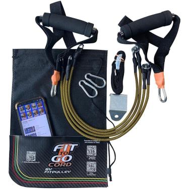Imagem de Extensores Elásticos Revestido Exercícios Fittogo Cord 25kg-Unissex
