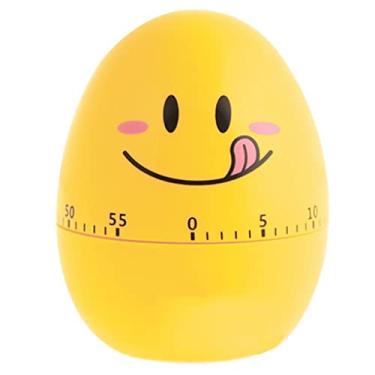 Imagem de Cronômetro de ovos de cozinha 60 minutos desenho animado bonito relógio de cozinha alarme mecânico decoração de casa (cor: A, tamanho: tamanho único)