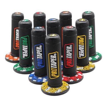 Imagem de Par De Manopla Protaper Esportiva Moto Punho, Vermelho
