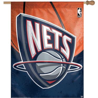 Imagem de WinCraft NBA Brooklyn Nets Banner vertical de 28 x 101 cm, cores do time, tamanho único