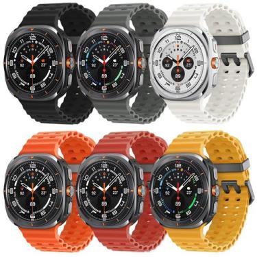 Imagem de Pacote com 6 pulseiras de silicone de reposição para Samsung Galaxy Wa