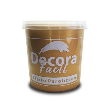 Imagem de Cimento Queimado Com Efeito Perolizado Decora Fácil 1kg (Ouro Brasil)