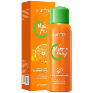 Imagem de SADOER 5×VC Spray Fixador de Maquiagem, Filme Ultrafino Longa Duração 16h, Transparente, 150ml