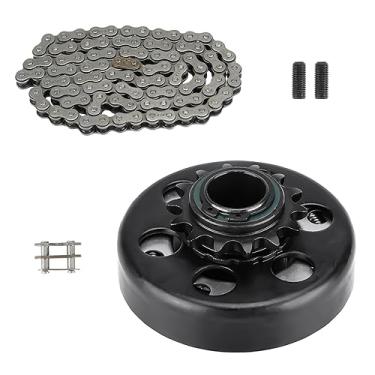 Imagem de TadaMark Embreagem centrífuga Go Kart de 1 polegada furo 14T #40/41/420 corrente para eixo reto 3-8 HP 212CC Minibike
