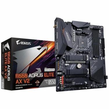 Imagem de Placa Mae Gigabyte B550 Aorus Elite Ax V2 Ddr4 Am4