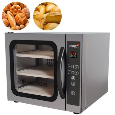 Imagem de Forno Convector Para Pão 60 Litros 3 Pedras Inox WCVP-335 Wictory