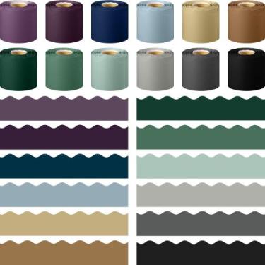 Imagem de Quadro de avisos Borders Crosree Scalloped 192 m Sala de aula x12 - Ct