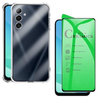Imagem de Película de Cerâmica + Capa Capinha Case Para Galaxy A16 Nanogel Não Quebra
