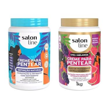 Imagem de Kit 2 Cremes para Pentear Definição Natural e Uva + Melancia