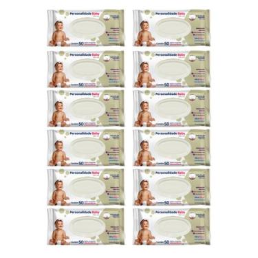 Imagem de Kit C12 Lenço Umedecido Total Care C50 - Personalidade Baby - Eurofral