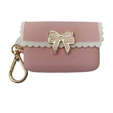 Imagem de Bath & Body Works And Sweetheart Song Laço Rosa Com Porta-Álcool Em Gel Pocketback Dourado