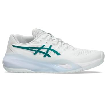 Imagem de ASICS Tênis masculino Gel-Resolution X, Branco/verde escuro, 47