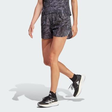 Imagem de Shorts Adidas Corrida Estampado Run Icons 3-Stripes Feminino-Feminino