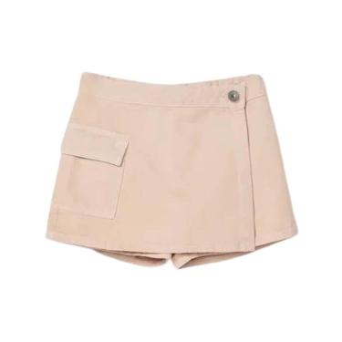 Imagem de Shorts Saia Infantil Hering Em Sarja Menina-Feminino