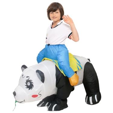 Imagem de Fantasia infantil inflável de panda para festa de cosplay de Natal e Halloween