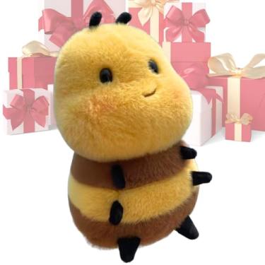 Imagem de Rrlihjgu Brinquedo De Abelha De Pelúcia,Bichos De Pelúcia Abelha - Almofada De Abraço Para Decoração Doméstica Para Meninos E Meninas Quarto Sofá Carro Aniversário Natal