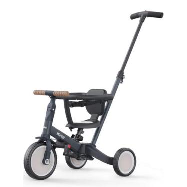 Imagem de Triciclo newyoo TR008 5 em 1 para crianças de 1 a 3 anos com alça