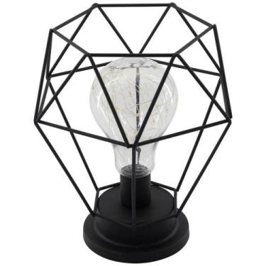 Imagem de Luminária Vintage Decoração Industrial Luz De Led Amarela - Gici Decor