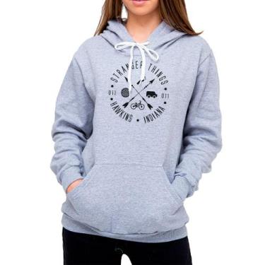 Imagem de Moletom Abrigo Feminino de Frio Estampado Hawkins - D ' LIMA, Rosa, M