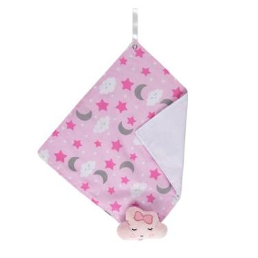 Imagem de Naninha De Bebê Com Prendedor De Chupeta Bichinho De Pelúcia - João e 