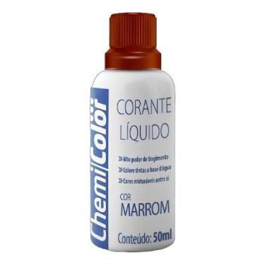 Imagem de Corante para tinta chemicolor 50 ml, Marrom