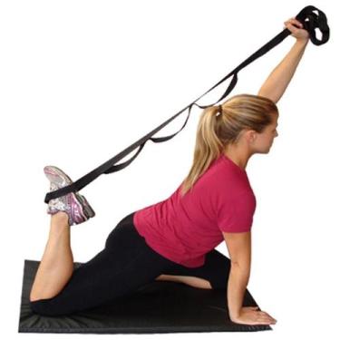 Imagem de Fita De Alongamento Fisioterapia Yoga Pilates Exercício Less Now